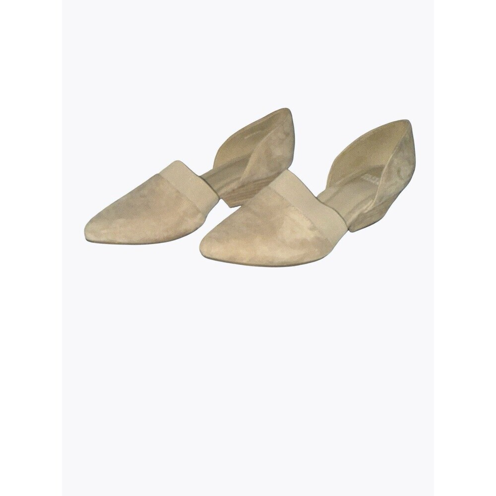 Eileen Fisher Hilly D’Orsay Suede Pumps Heels Pointed Toe Neutral Beige Taupe 8 - Picture 5 of 10